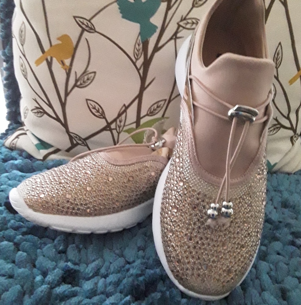Cupid Rose Gold Walking Shoes w/RSG Stones